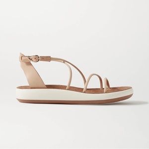 ANCIENT GREEK SANDALS Anastasia leather sandals, Beige Sz 37